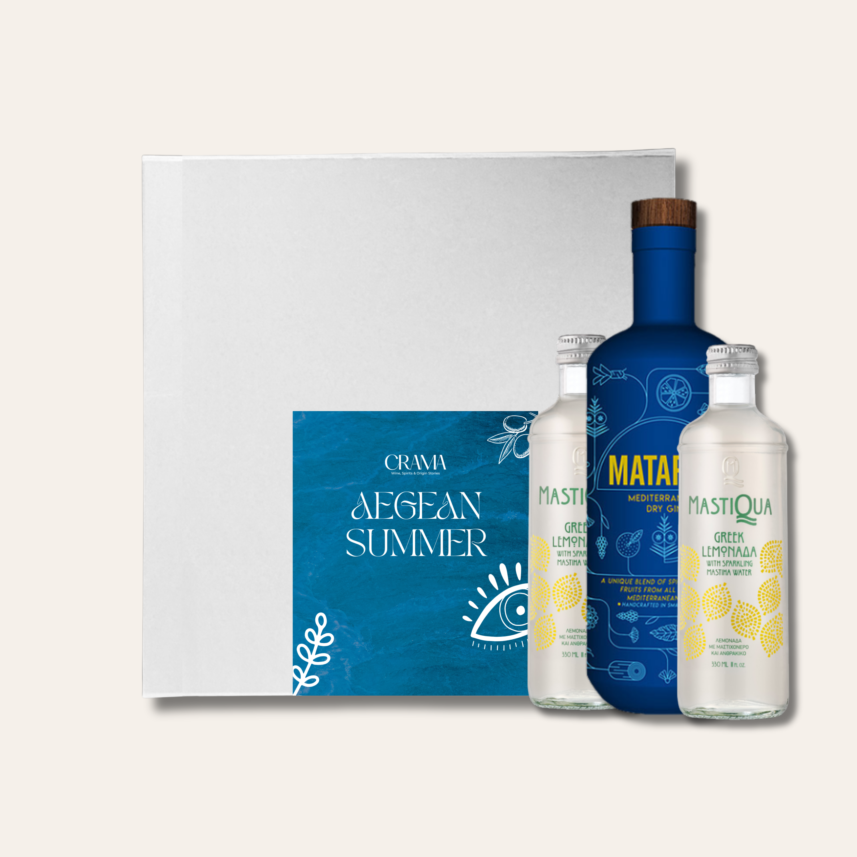 CRAMA Aegean Summer – Limitierte griechische Gin-Geschenkbox
