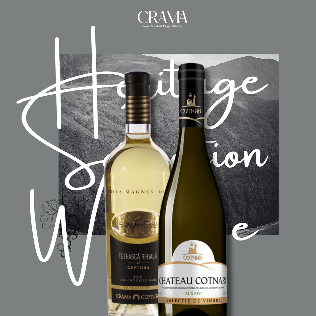 CRAMA Carpathian Heritage White – Inhalt: zwei rumänische Weißweine
