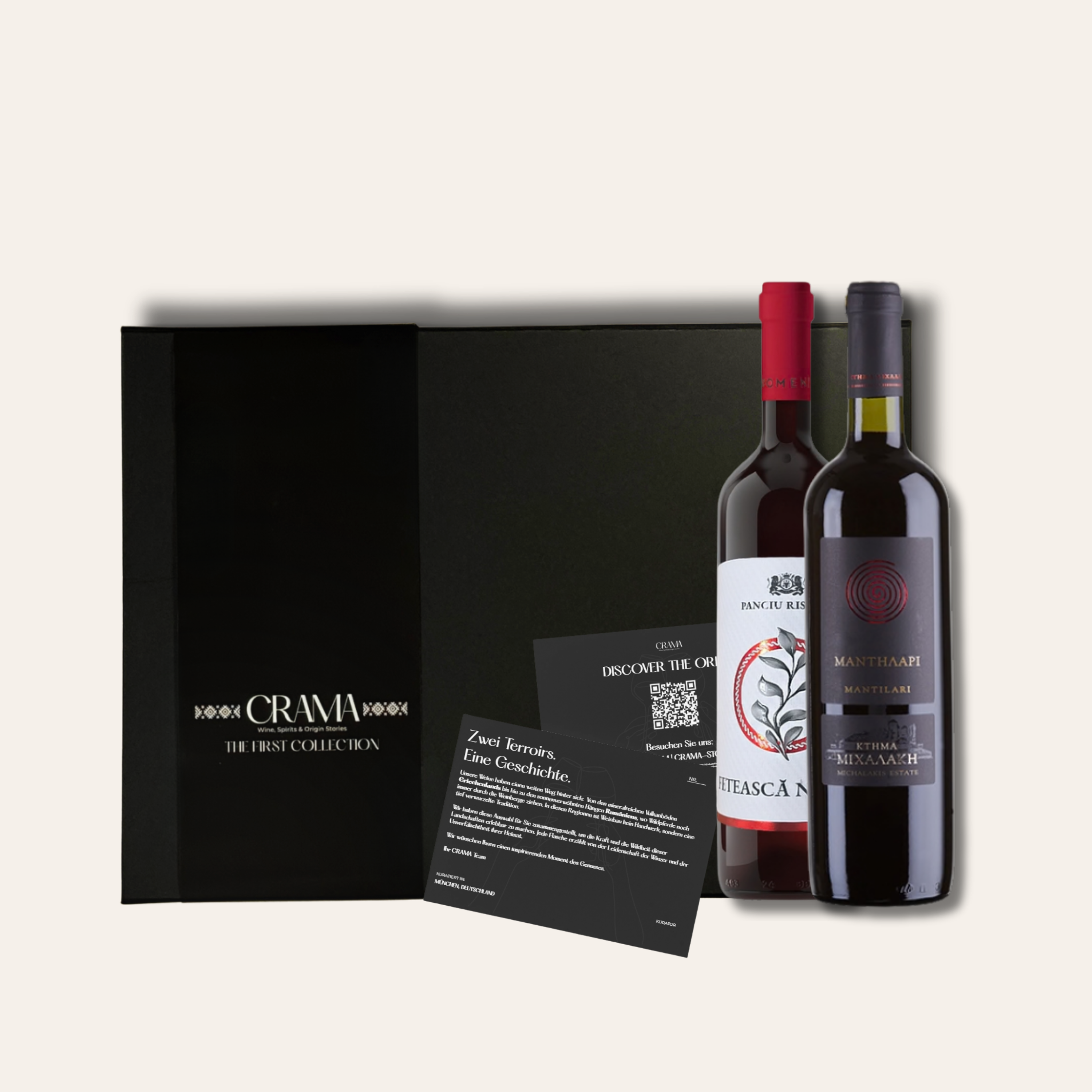 CRAMA Discovery Red – Rotwein-Geschenkbox aus Griechenland & Rumänien