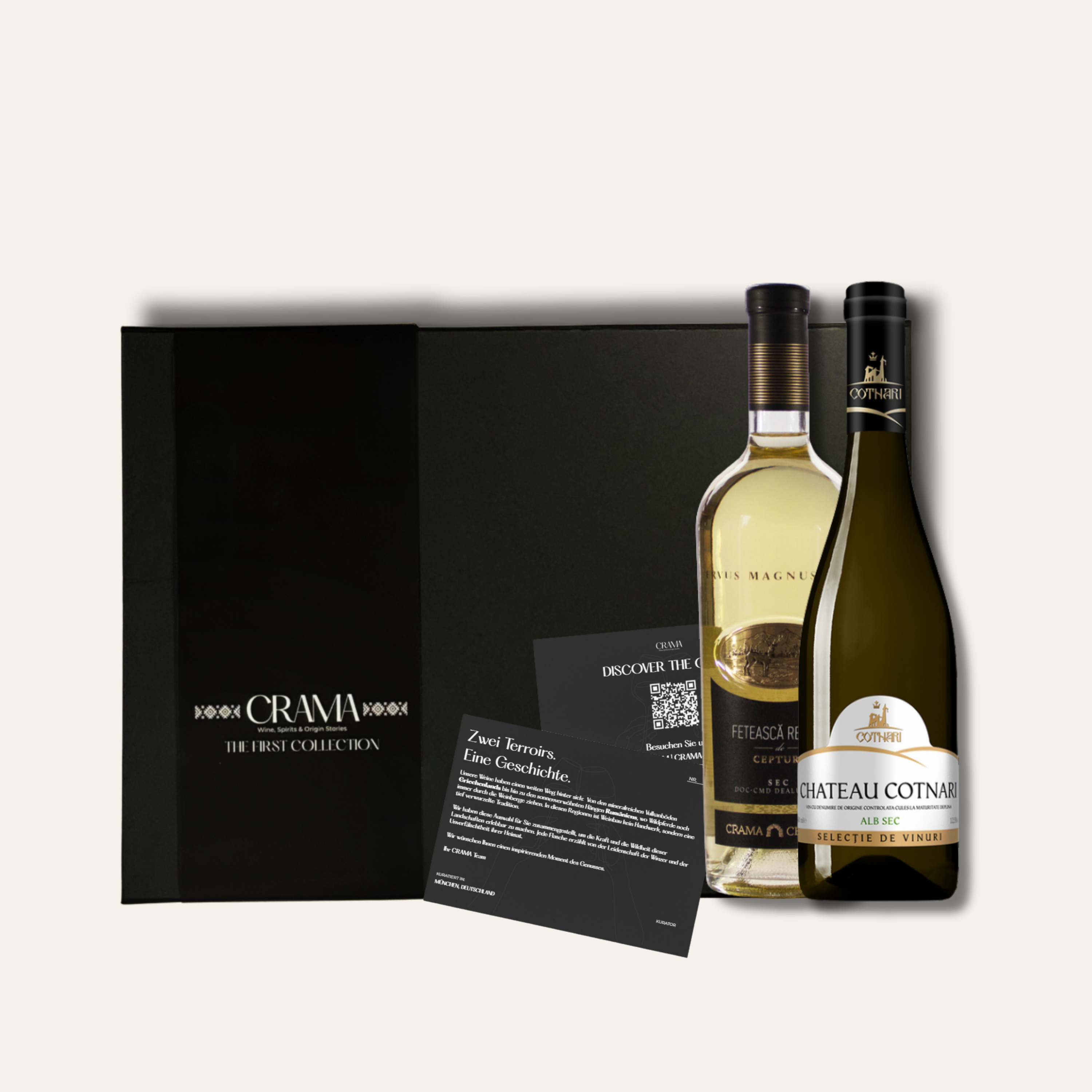 CRAMA Carpathian Heritage White – Rumänische Weißwein-Geschenkbox