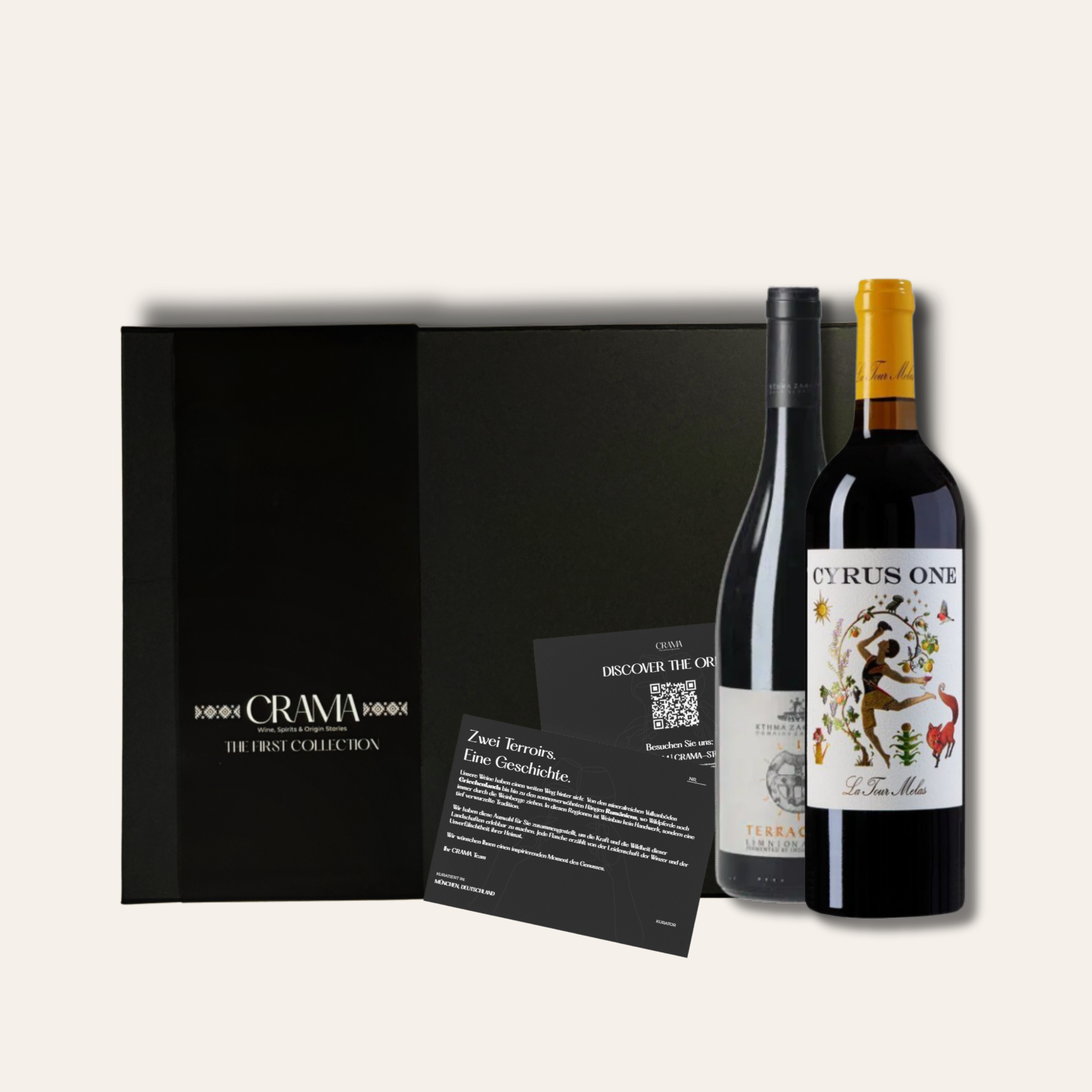 CRAMA Origins Aegean Edition – Griechische Rotwein-Geschenkbox