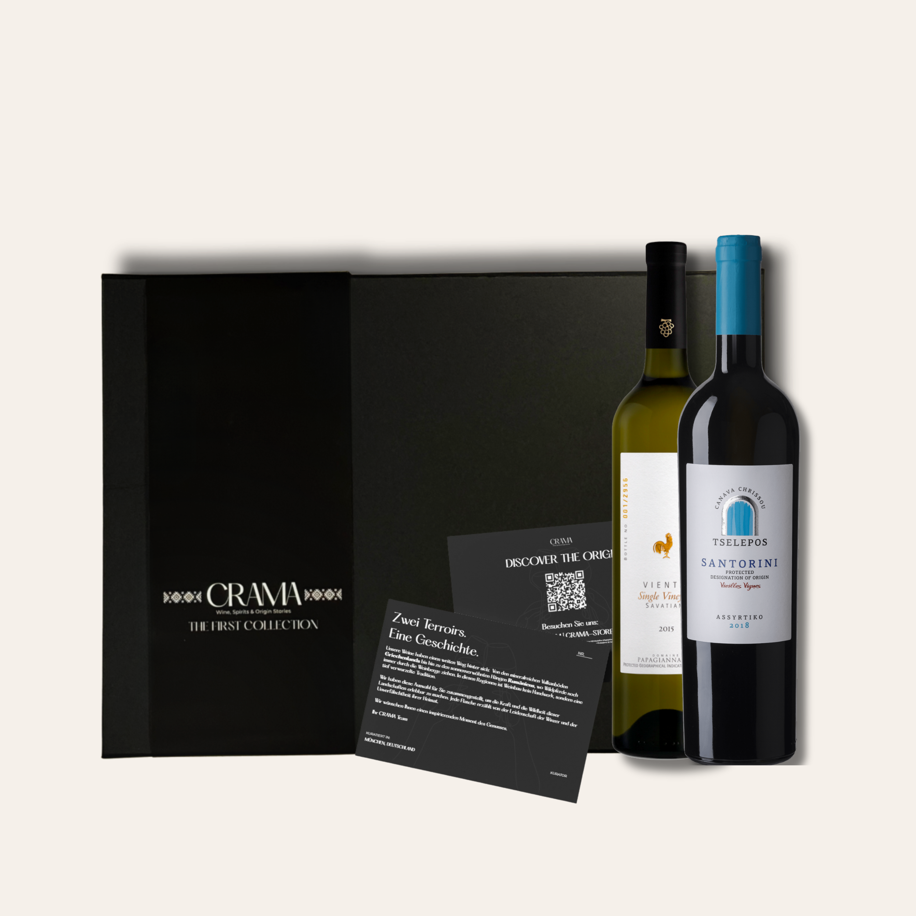 CRAMA Origins Aegean Edition – Griechische Weißwein-Geschenkbox